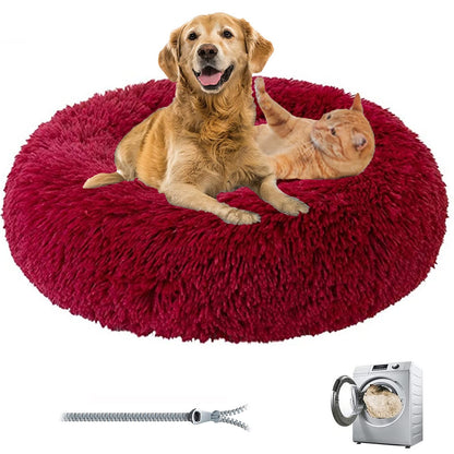 Calming Donut Bed for Dogs & Cats