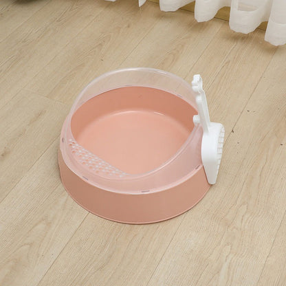 Semi-Enclosed Litter Box with Scoop