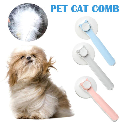 ClubPaws Self-Cleaning Slicker Brush in blue, stainless-steel grooming brush for dogs