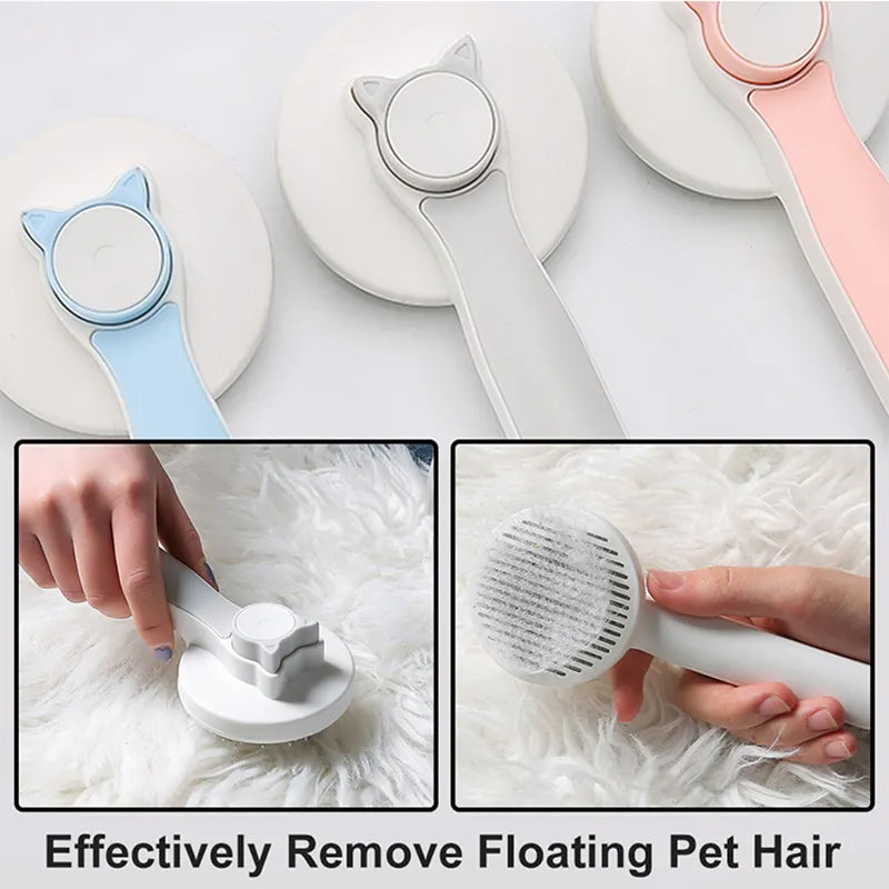 ClubPaws Self-Cleaning Slicker Brush for dogs, product view 4