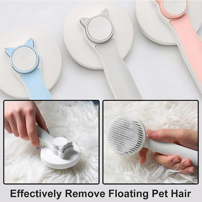 ClubPaws Self-Cleaning Slicker Brush for dogs, product view 4