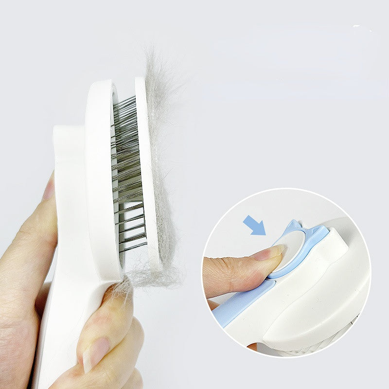 ClubPaws Self-Cleaning Slicker Brush for dogs, product view 9
