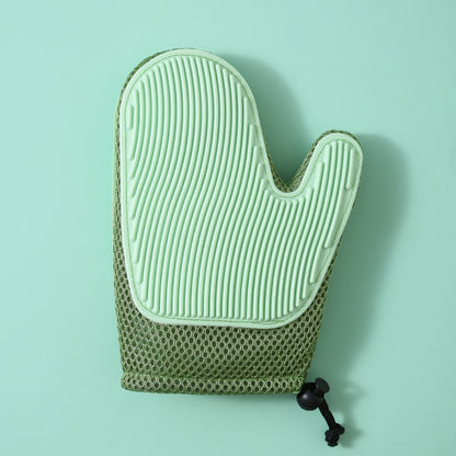 Silicone Pet Hair Removal & Massage Glove