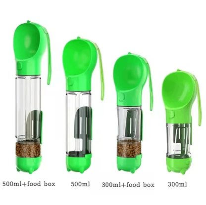 3-in-1 Water Bottle & Food Dispenser
