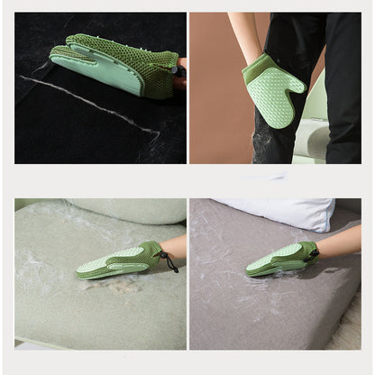 Silicone Pet Hair Removal & Massage Glove