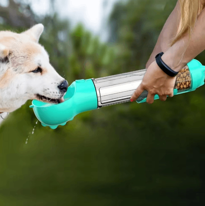 3-in-1 Water Bottle & Food Dispenser