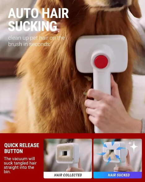 All-in-One Pet Grooming Vacuum Kit