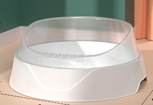 Semi-Enclosed Litter Box with Scoop