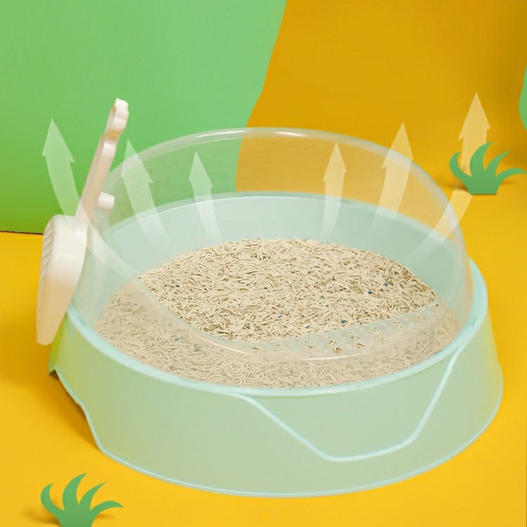 Semi-Enclosed Litter Box with Scoop