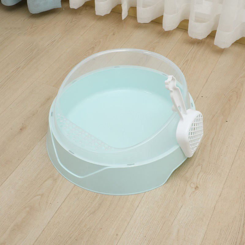 Semi-Enclosed Litter Box with Scoop