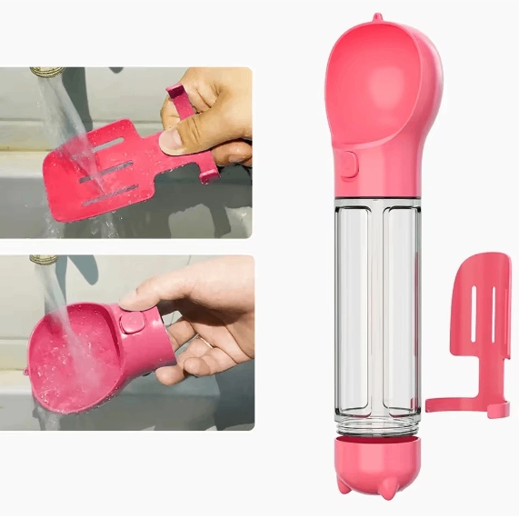 3-in-1 Water Bottle & Food Dispenser