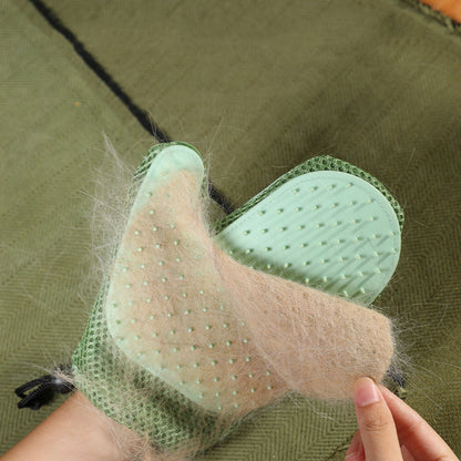 Silicone Pet Hair Removal & Massage Glove