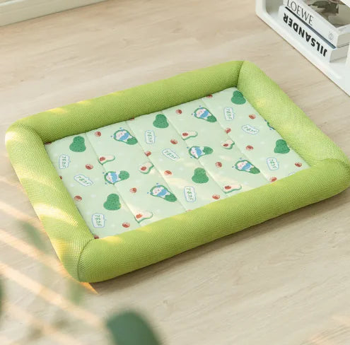 Cooling mat in car seat use