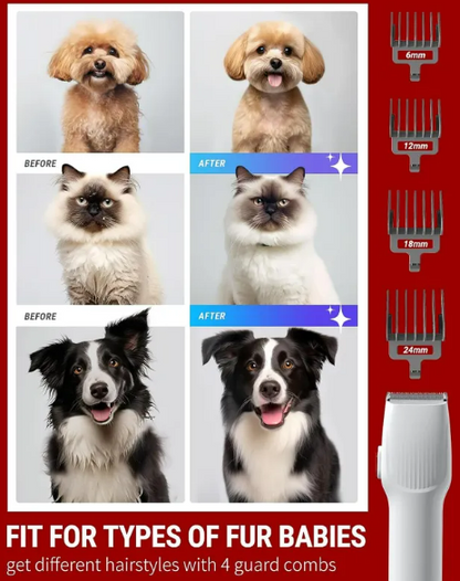 All-in-One Pet Grooming Vacuum Kit